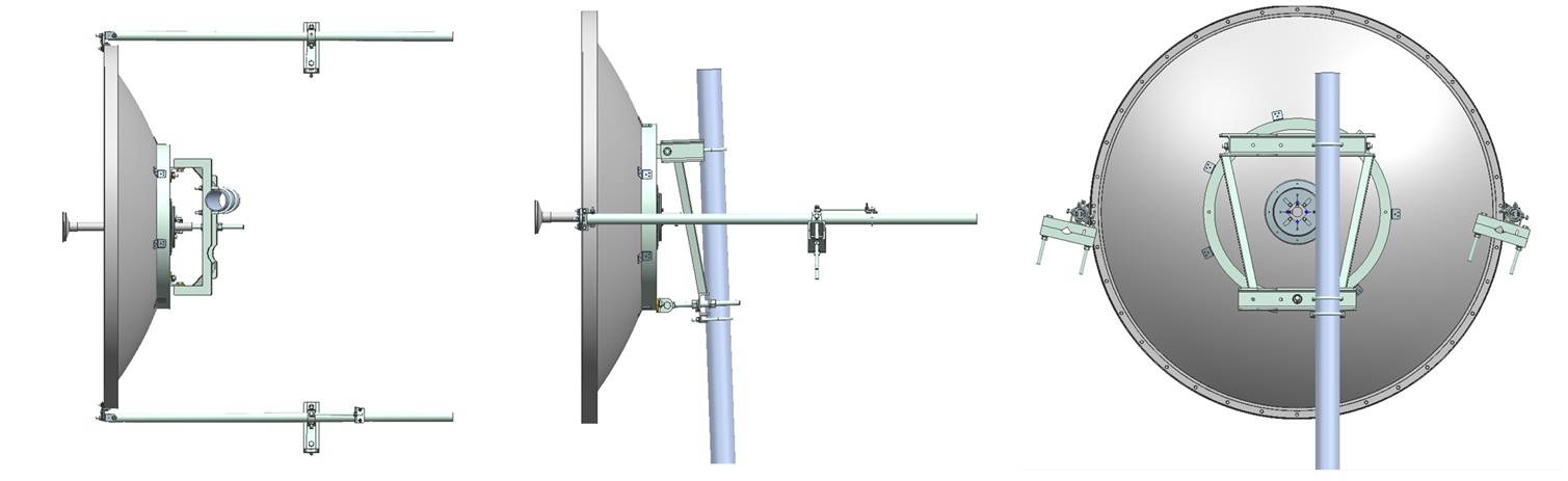 5.8G頻段1.8米直徑高增益雙計(jì)劃拋物面天線俯視圖、側(cè)視圖、后視圖 5.8G頻段1.8米直徑高增益雙計(jì)劃拋物面天線俯視圖、側(cè)視圖、后視圖